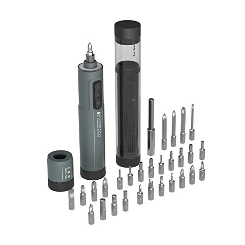 YZH TOOL Juego de destornilladores eléctricos inalámbricos, Phillips, ranurado, hexagonal, tipo T, Pozidriv, especial - Destornillador preciso, automático, pequeño, portátil