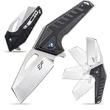 Eafengrow EF933 Pocket Folding Knife EDC D2 Steel Blade Knives G10 Handle Pocket Clip EDC Knife...
