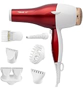 Professional Salon Hair Dryer, 1875W Lightweight Travel Blow Dryer, 2 Concentrator Nozzles, 1Dual...