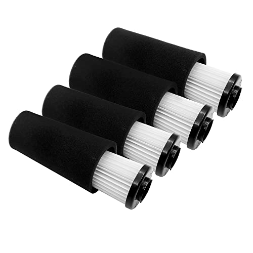 4 Pack Filters Compatible with Dirt Devil Style F112 Endura Replacement Odor Trapping Filter,UD20120NC, UD70161, UD70164, UD70174?Compares to AD47936