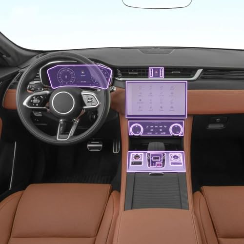 Film protection TPU Jaguar F-PACE 2024-2025 | Finition transparente prestige pour console