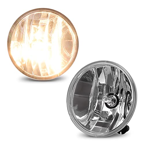 YITAMOTOR Fog Lights Compatible with 2007 2008 2009 2010 2011 2012 2013 2014 Chevy Suburban Tahoe 07 08 09 10 11 12 13 Avalanche 10-13 Camaro 2015-2019 Colorado Fog Lamps,with 12V 24W 5202/P