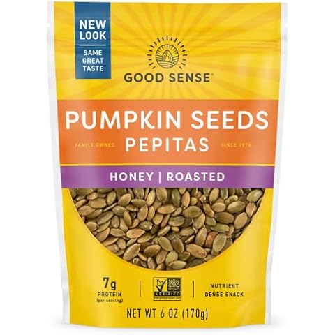 Good Sense Shelled Pumpkin Seeds (Pepitas), Honey Roasted Honey Roasted 6 Ounce Cover