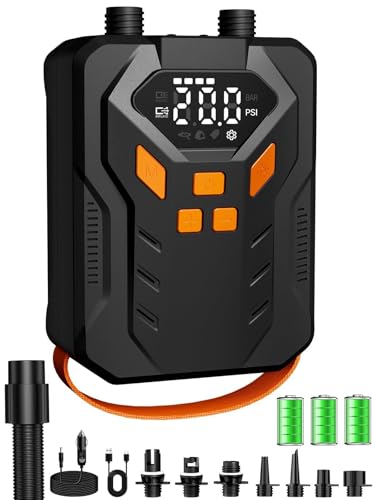 AIRSURE Electric Paddle Board Pump, 20PSI Portable...