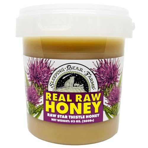 Miel cruda batida Star Thistle 6 lb
