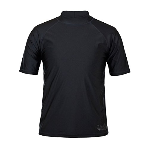 UV SKINZ Men’s UPF 50+ Short Sleeve Sun and Swim Shirt – Sun-Blocking Swim Shirt