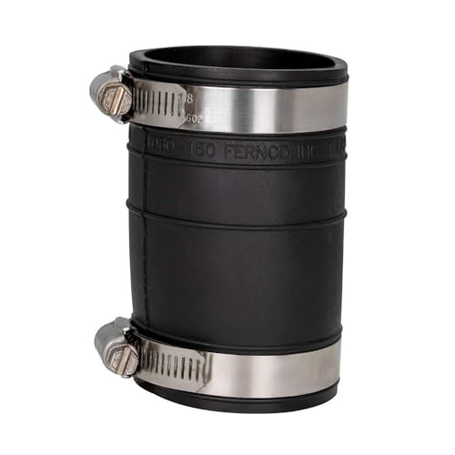 Acoplamiento flexible de goma de 1-1/2 pulgadas para unión estanca de tuberías 3