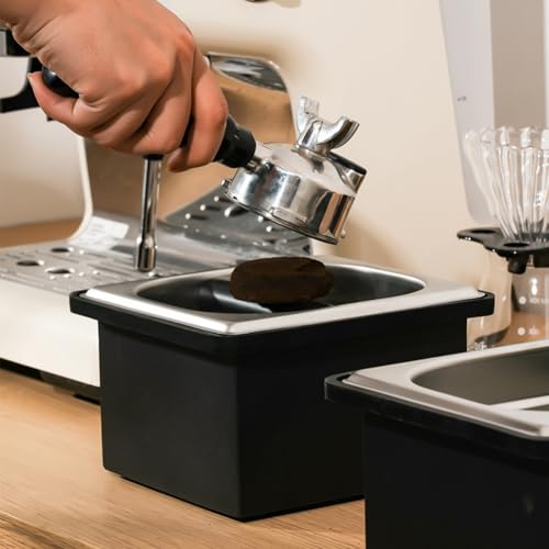Cafetera pequeña de acero inoxidable para preparar espressos perfectos en casa 7