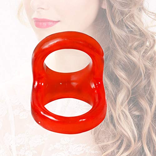 HEALLILY Mannen Vertraging Ring Elastische Scrotum Eikel Dubbele Ring Sperma Restraint Lock Ejaculatie Langer Blijvende… - Image 3