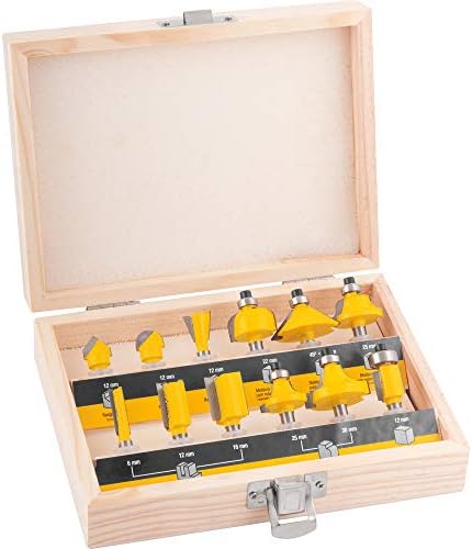 1 Jogo De Fresas Para Madeira Com 12 Peças, Vonder Vdo1838 Vonder