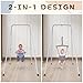 2 in 1 Baby Jumper with Swing, Baby Swing Indoor and Outdoor Use, Baby Jumpers and Bouncers, Toddler Swing with Foldable Stand