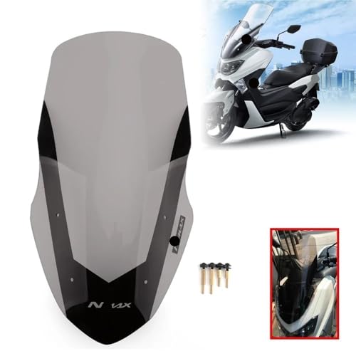 Écran déflecteur vent moto N-Max 155 pour un confort total lors de vos trajets urbains - 2