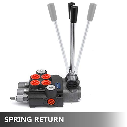 Vevor HYDRAULIC VALVE 2 SPOOL 11GPM 2 Spool Hydraulic Directional Control Valve Double Acting Control Valve 13 Gpm 3600 Psi Sae Port thumb #3