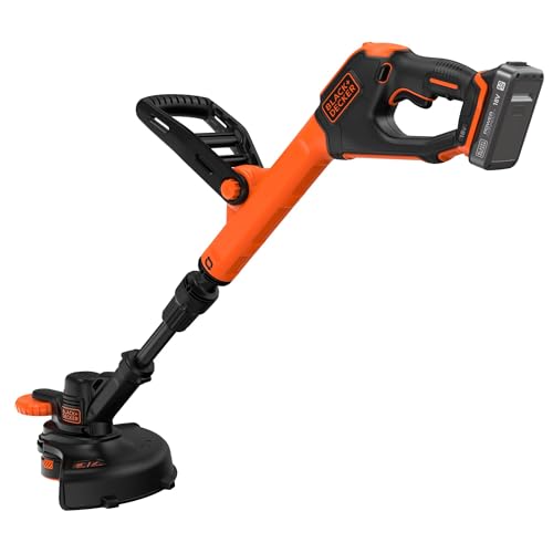 BLACK+DECKER 18V 28cm Trimmer, Kitted 2Ah, BCST918D1-GB