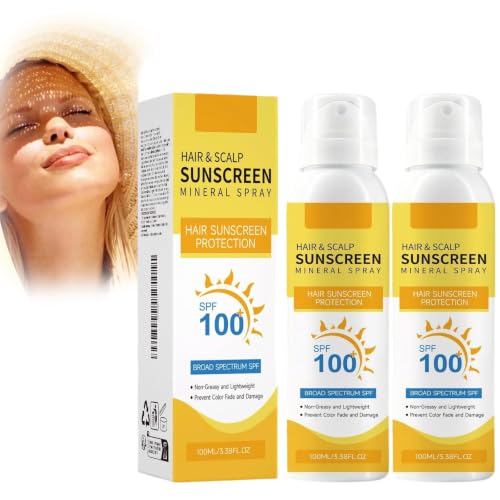 SPF 100 cheveux & cuir chevelu écran solaire spray invisible haute protection