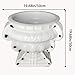 DIYUNIMOULD Extra Large Planter Molds,19.68 * 19.68 * 19.68 Inches Extra Large Flowerpot Molds Inset Drainage Pipe for Your Garden Decor