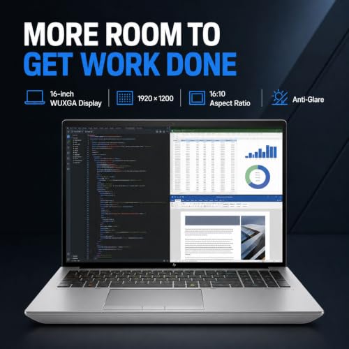 Image of HP ZBook Fury 16 G11 Mobile Workstation Laptop, 16 inch WUXGA, Intel Core i7-13850HX 20-Core, 64GB DDR5 RAM, 2TB NVMe SSD, Intel UHD Graphics, Wi-Fi 7, Bluetooth 5.4, Backlit Keyboard, Windows 11 Pro