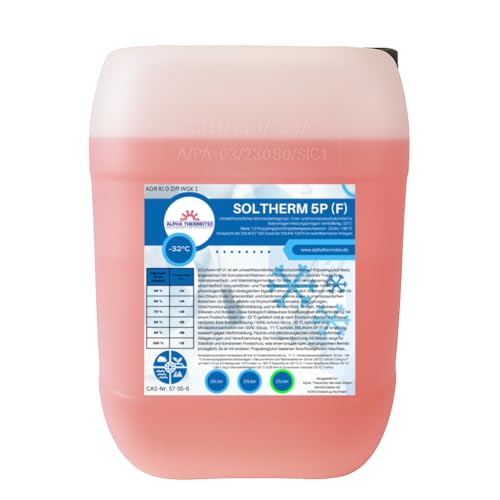 Solarflüssigkeit 25 l rot Gemisch bis -32° C Frostschutz, Solarfluid, Solarliquid, Wärmeträgermedium