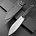 Eafengrow EF149 Fixed Blade Knife N690 Steel Blade Micarta Handle Full Tang EDC Straight Knife for Hunting Camping Adventure