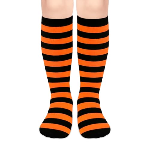 Image of Olreco 1 Pack Toddler Kids Youth Soccer Socks Girls Boys Baseball Socks Youth Knee High Softball Football Accessories Cotton