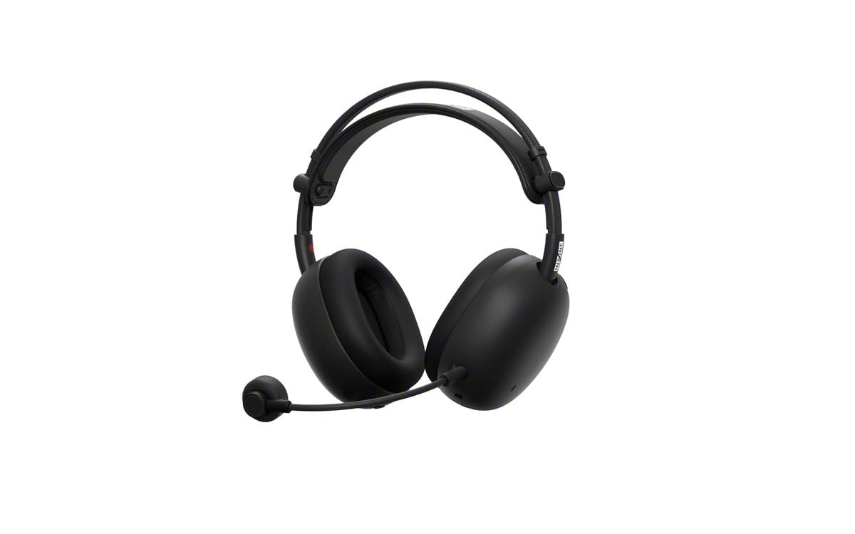 Sony INZONE H9 II Kabelloses Noise Canceling PC-Gaming Headset, Leicht, Anpassbarer Sound-EQ, Abnehmbares Kardioid-AI-Mikrofon, 30h Akku, 2.4GHz & Bluetooth, Soft Case Inklusive, Schwarz