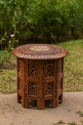 Image of Bros Moon Elegant and Sturdy Multi Purpose Table (Octa Table, 12 inches)