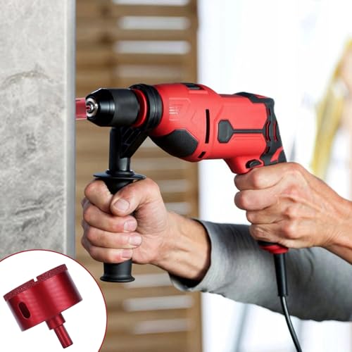 70MM Tile Hole Cutter, Diamond Drill Bitwith Triangle Shank Diamond Hole Saw for Glass Porcelain Tiles Marble Ceramics 7 70MM Tile Hole Cutter, Diamond Drill Bitwith Triangle Shank Diamond Hole Saw for Glass Porcelain Tiles Marble Ceramics - Image 7