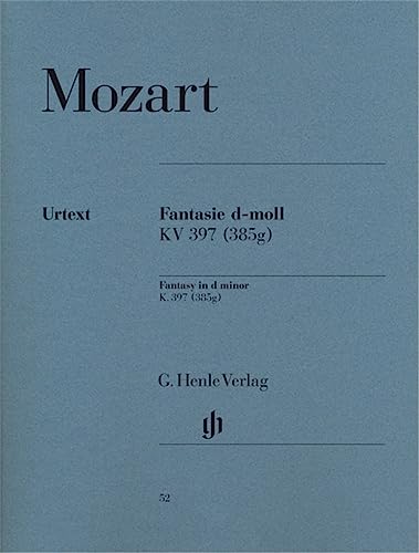 livre Fantaisie en ré min. K397(385g) - Piano