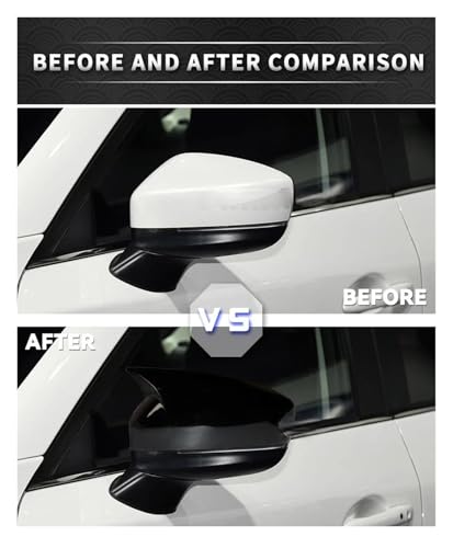 Cache rétroviseur pour Mazda CX-5 2017-2023 coque style carbone