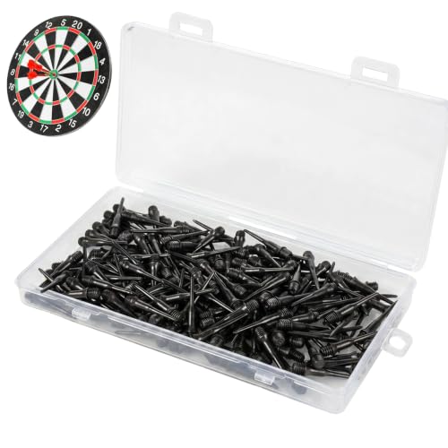 200 Stück schwarze Kunststoff-Dartspitzen, 2BA Gewinde, Soft Dart Spitzen
