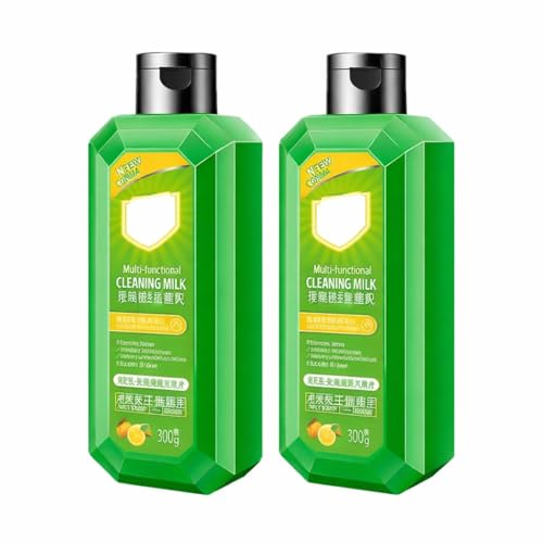 Image of Multi-Functional Cleaning Milk, All Purpose Natural Liquid Cleaner, Powerful Stain and Grease Remover for Kitchen, Bathroom, Tiles, Glass and Steel, 200ml (2)