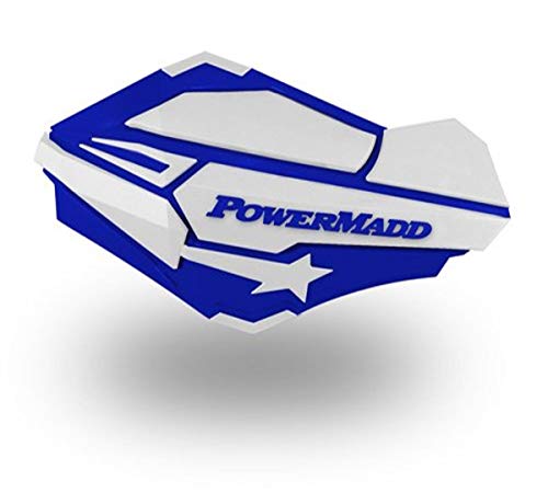 Image of PowerMadd 34421 Blue /White Sentinel Handguard