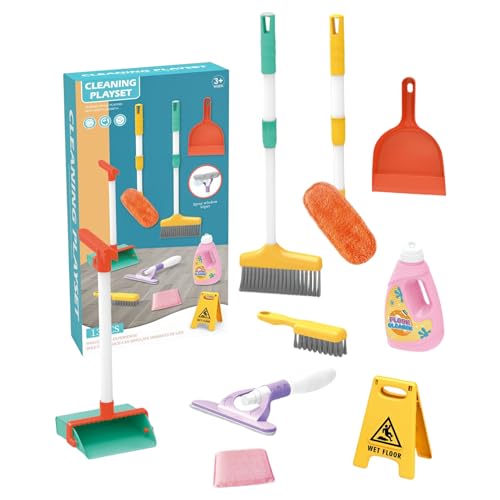 Jouets de Nettoyage pour Enfants avec Balai et Pelle