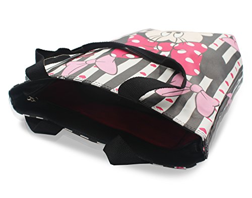 Finex Minnie Mouse Reusable Multipurpose Grocery Tote Bag Large Hand Carry Bag With Zipper For Women Girls Kids #TOP4