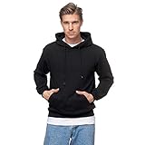 ✔️ STIL: Der modische Rundhals Sweater und der Kapuzenpullover sind Langarm, welches du als Trainingsanzug bequem nutzen kannst und ist im Alltag vielseitig kombinierbar. Ob zu Jeans oder Stoffhose, das Herrensweatshirt bietet immer einen tollen Tragekomfort