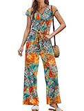XIEERDUO Two Piece Sets For Women Hawaiian Shirts For Womens Summer Outfits 2025 Matching Sets Women Clothing Hawaiian Outfits Floral M