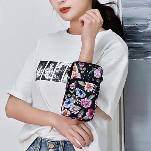 Crossbody Phone Bag-Print Small Purse for Women,Hands-Free Shoulder Bag for iPhone,Keys Lightweight Everyday Travel Purse3
