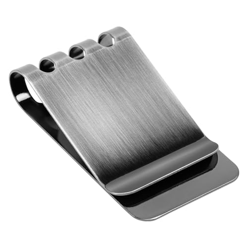 Image of Money Clip Spring Steel Cash Clips Large Capacity Minimalist Front Pocket Wallet