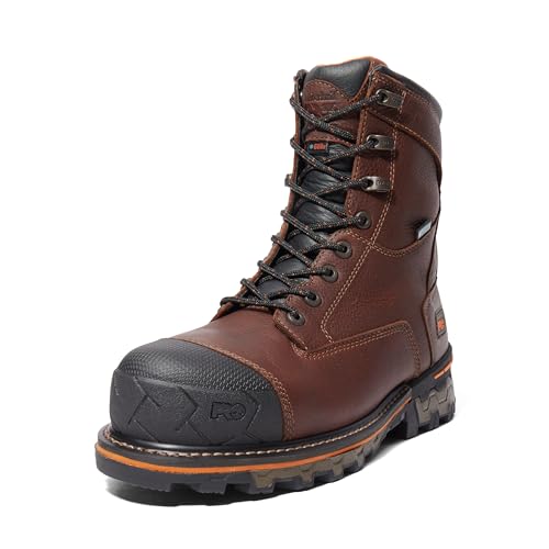 Timberland PRO Timberland PRO Men's Boondock 8 Inch Composite Safety Toe Insulated Waterproof Industrial Work Boot, Brown-2024 NEW, 9W