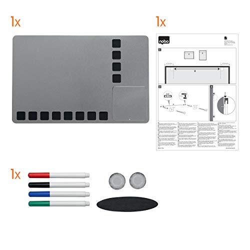 Nobo Piccola Lavagna Magnetica con Quadratini in