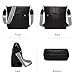 Myhozee Umhängetasche Damen Mittelgroß Handtasche - Klein Crossbody Bag PU Leder mit 2 Gurt, Schultertasche Tasche Damenhandtasche Uni mit Breitem Gurt für Frauen Damen