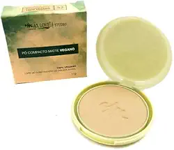 MAXLOVE Pó Matte - Vegano 52 Referente A Cor 100 Max Love
