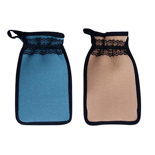 Beavorty 6 Peças Luva Esfoliante Luvas Esfoliantes Removedor De Desnatado Morto Luvas De Banho Luva