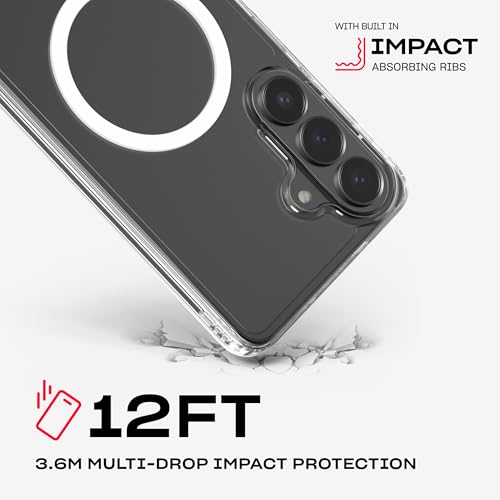 Image of Tech21 Samsung Galaxy S26+ Evoclear with Magnet - Clear