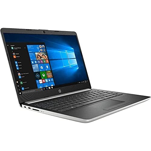 2019 HP 14" Laptop (Intel Pentium Gold 2.3GHz, Dual Cores, 4GB DDR4 RAM, 128GB SSD, Wi-Fi, Bluetooth, HDMI, Windows 10 Home) (Ash Silver) (14-CF0012DX)