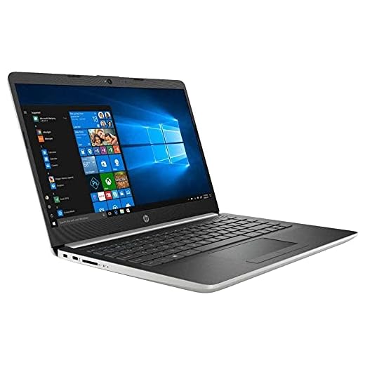 2019 HP 14" Laptop (Intel Pentium Gold 2.3GHz, Dual Cores, 4GB DDR4 RAM, 128GB SSD, Wi-Fi, Bluetooth, HDMI, Windows 10 Home) (Ash Silver) (14-CF0012DX)