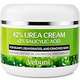 Vebuni Urea Cream 42% Foot Cream Salicylic Acid 4 Oz, Upgraded Callus Remover For Feet, Knees& Elbows, Intensive Moisturizes & Softens Skin, Exfoliates Dead Skin