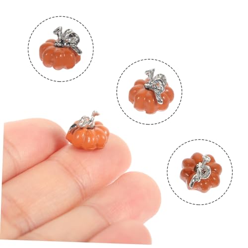Pendentifs Citrouille Alliage indispensables pour fabriquer 80 bijoux Halloween - 6
