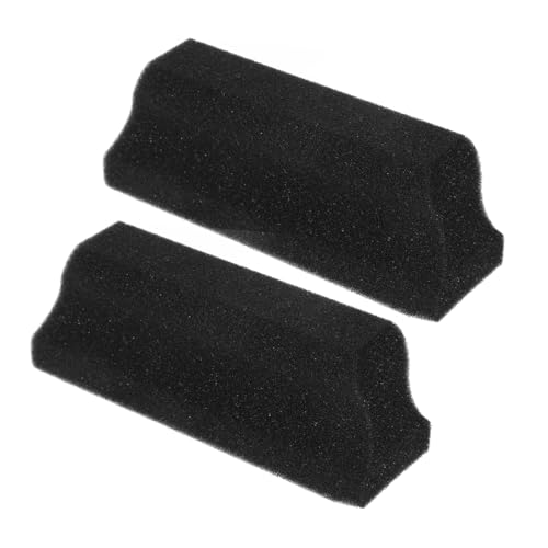 Brosse éponge pour coiffure brosse de salon et de nettoyage de cheveux et barbe noire lot de 2