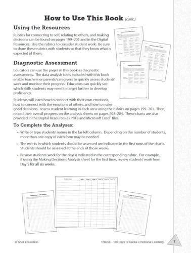 Shell Education Kris Hinrichsen 180 Days: Social-Emotional Learning For 2Nd Grade Practice Workbook For Classroom And Home thumb #3